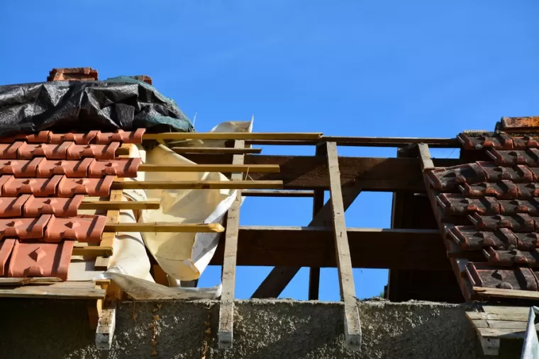 Rénovation de charpente, Lucenay, MVT